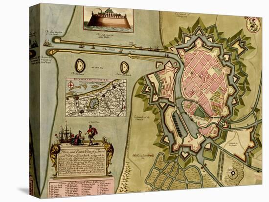 Survey of London, Westminster, and Southwark - 1700-Anna Beeck-Stretched Canvas