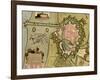 Survey of London, Westminster, and Southwark - 1700-Anna Beeck-Framed Art Print