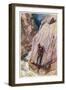 Surveying for a New Railway Line Through the Canadian Rockies-E.p. Kinsella-Framed Art Print