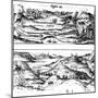 Surveying, from Levinus Hulsius Instrumentorum Mechanicorum, Frankfurt-Am-Main, 1605-Levinus Hulsius-Mounted Giclee Print