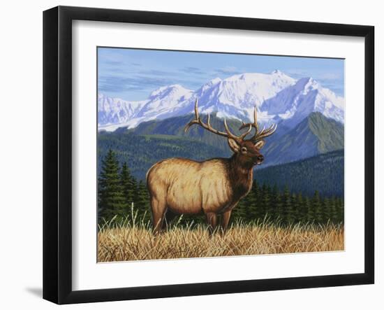 Surveying His Domain-William Vanderdasson-Framed Giclee Print