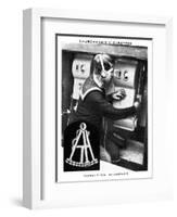 Surveying Recorder, 1937-WA & AC Churchman-Framed Giclee Print