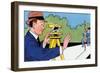 Surveying-Julia Letheld Hahn-Framed Art Print