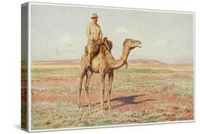 Surveyor on Camelback Reconnoitres the Route for the Trans-Continental Railway-Percy F.s. Spence-Stretched Canvas