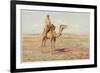 Surveyor on Camelback Reconnoitres the Route for the Trans-Continental Railway-Percy F.s. Spence-Framed Premium Giclee Print