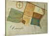 Surveyor's Map, Draught, Represents the Farm of Jacob Brubacher East Hempfield Township, 1840-null-Stretched Canvas