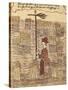 Surveyor Using the Weathervane on the Milestone-Bertrand Boysset-Stretched Canvas