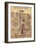 Surveyor Using the Weathervane on the Milestone-Bertrand Boysset-Framed Art Print