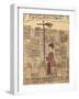 Surveyor Using the Weathervane on the Milestone-Bertrand Boysset-Framed Art Print