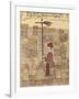 Surveyor Using the Weathervane on the Milestone-Bertrand Boysset-Framed Art Print