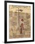 Surveyor Using the Weathervane on the Milestone-Bertrand Boysset-Framed Art Print