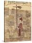 Surveyor Using the Weathervane on the Milestone-Bertrand Boysset-Stretched Canvas