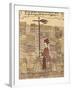 Surveyor Using the Weathervane on the Milestone-Bertrand Boysset-Framed Art Print