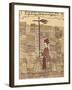 Surveyor Using the Weathervane on the Milestone-Bertrand Boysset-Framed Art Print