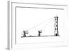 Surveyors Using Quadrants to Measure the Height of a Tower, C1617-C1619-Robert Fludd-Framed Giclee Print