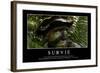 Survie: Citation Et Affiche D'Inspiration Et Motivation-null-Framed Photographic Print