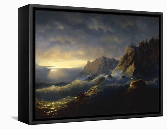 Survivors from a Shipwreck, 1846-Ivan Konstantinovich Aivazovsky-Framed Stretched Canvas