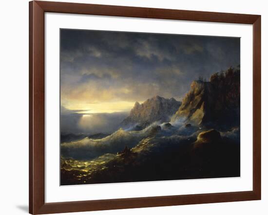 Survivors from a Shipwreck, 1846-Ivan Konstantinovich Aivazovsky-Framed Giclee Print