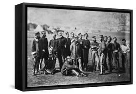 Survivors of the 13th Regiment of Light Dragoons after the Battle of Balaklava, 1854, 1855-Roger Fenton-Framed Stretched Canvas