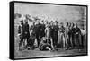 Survivors of the 13th Regiment of Light Dragoons after the Battle of Balaklava, 1854, 1855-Roger Fenton-Framed Stretched Canvas