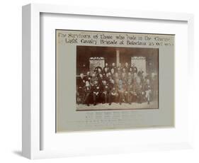 Survivors of the Charge of the Light Brigade, Battle of Balaclava, 1854-English Photographer-Framed Giclee Print