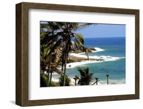 Suryasamudra Beach Resort, Kovalam, Trivandrum, Kerala, India, Asia-Balan Madhavan-Framed Photographic Print