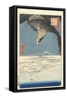 Susaki and the J?mantsubo Plain near Fukagawa from the Series One Hundred Famous Views of Edo, 1857-Ando or Utagawa Hiroshige-Framed Stretched Canvas