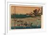 Susaki Shiohigari-Utagawa Hiroshige-Framed Giclee Print