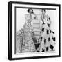 Susan Abraham in Brilkie Dress and June Clarke in Baker Sportswear, 1954-John French-Framed Giclee Print