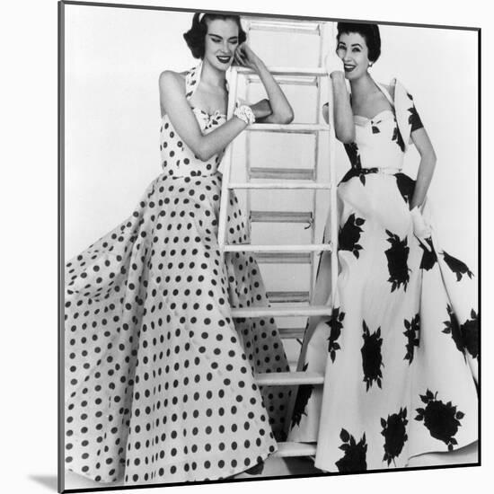 Susan Abraham in Brilkie Dress and June Clarke in Baker Sportswear, 1954-John French-Mounted Giclee Print