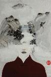 Surreal Woman in Chinese Renaissance Landscape, 2016-Susan Adams-Giclee Print