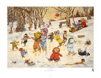 Bear Feats on Ice-Susan Anderson-Art Print