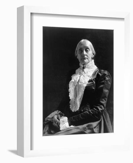 Susan B. Anthony (1820-1906)-Frances Benjamin Johnston-Framed Photographic Print