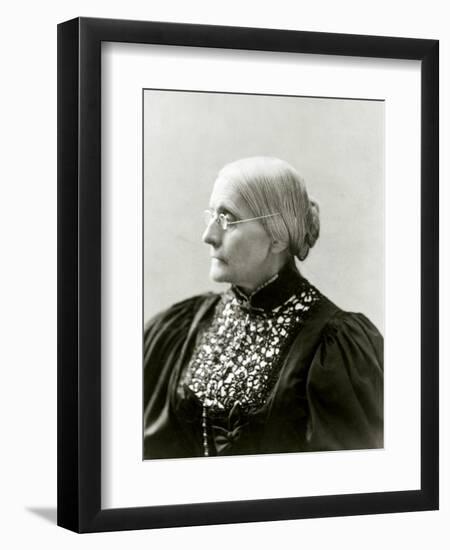 Susan B. Anthony, in 1890s-null-Framed Art Print