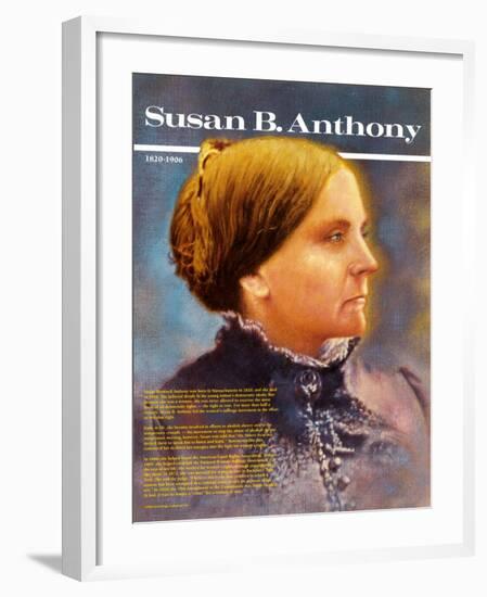 Susan B. Anthony-null-Framed Art Print