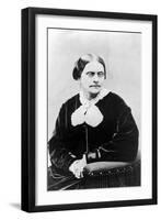 Susan Brownell Anthony (1820-1906) C.1871 (B/W Photo)-American Photographer-Framed Giclee Print