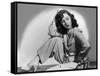 Susan Hayward (1918 - 1975) actrice americaine (b/w photo)-null-Framed Stretched Canvas