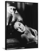 Susan Hayward (1918 - 1975) actrice americaine (b/w photo)-null-Framed Photo