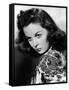 Susan Hayward (1918 - 1975) actrice americaine dans les annees 40, 1940's (b/w photo)-null-Framed Stretched Canvas