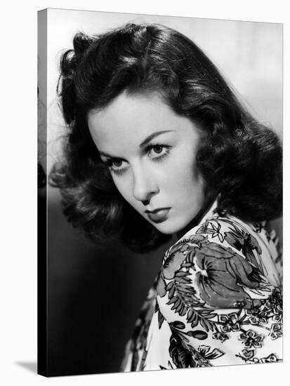 Susan Hayward (1918 - 1975) actrice americaine dans les annees 40, 1940's (b/w photo)-null-Stretched Canvas