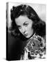 Susan Hayward (1918 - 1975) actrice americaine dans les annees 40, 1940's (b/w photo)-null-Stretched Canvas