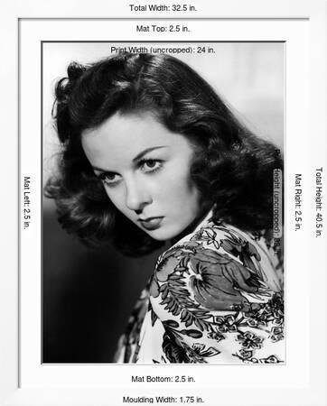 Actrice Américaine Black And White Susan Hayward (1918 - 1975) actrice americaine dans les annees 40, 1940's (b/w photo)' Photo | AllPosters.com