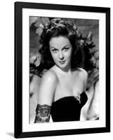 Susan Hayward (1918 - 1975) actrice americaine dans les annees 40, 1940's (b/w photo)-null-Framed Photo