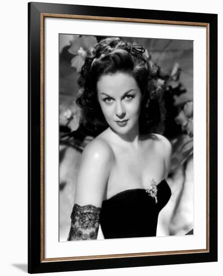 Susan Hayward (1918 - 1975) actrice americaine dans les annees 40, 1940's (b/w photo)-null-Framed Photo