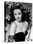 Susan Hayward (1918 - 1975) actrice americaine dans les annees 40, 1940's (b/w photo)-null-Stretched Canvas