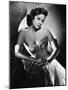 Susan Hayward (1918 - 1975) actrice americaine dans les annees 50, 1950's (b/w photo)-null-Mounted Photo