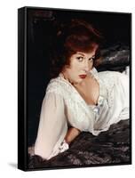 Susan Hayward (1918 - 1975), American Actress from 40's (photo)-null-Framed Stretched Canvas