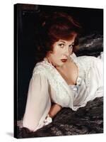 Susan Hayward (1918 - 1975), American Actress from 40's (photo)-null-Stretched Canvas