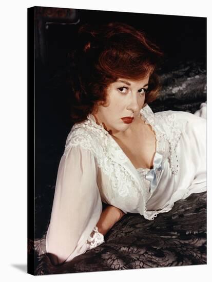 Susan Hayward (1918 - 1975), American Actress from 40's (photo)-null-Stretched Canvas
