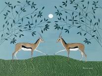 The Gazelles Greeting-Susan Henke Fine Art-Giclee Print